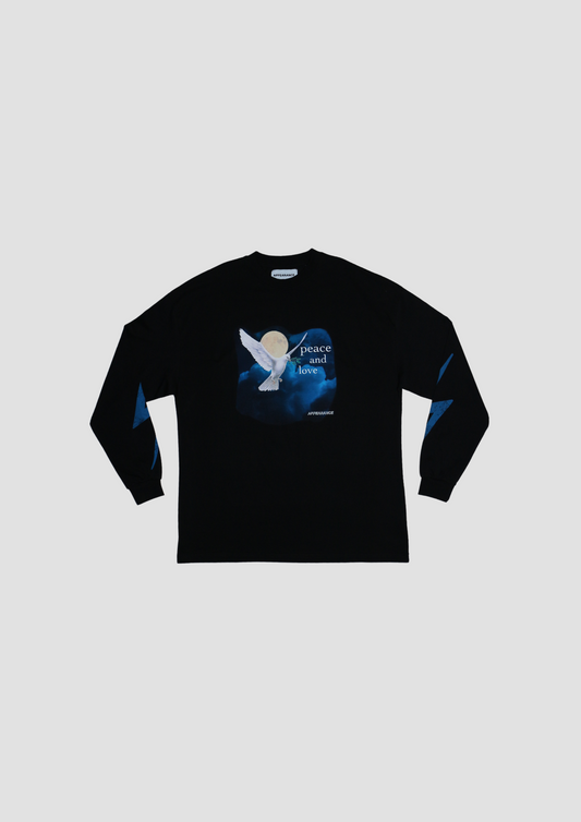 PEACE AND LOVE L/S TEE